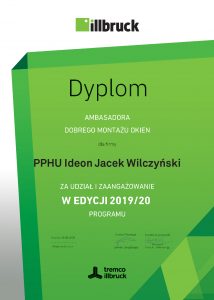 Dyplom Ambsadora Dobrego Montażu