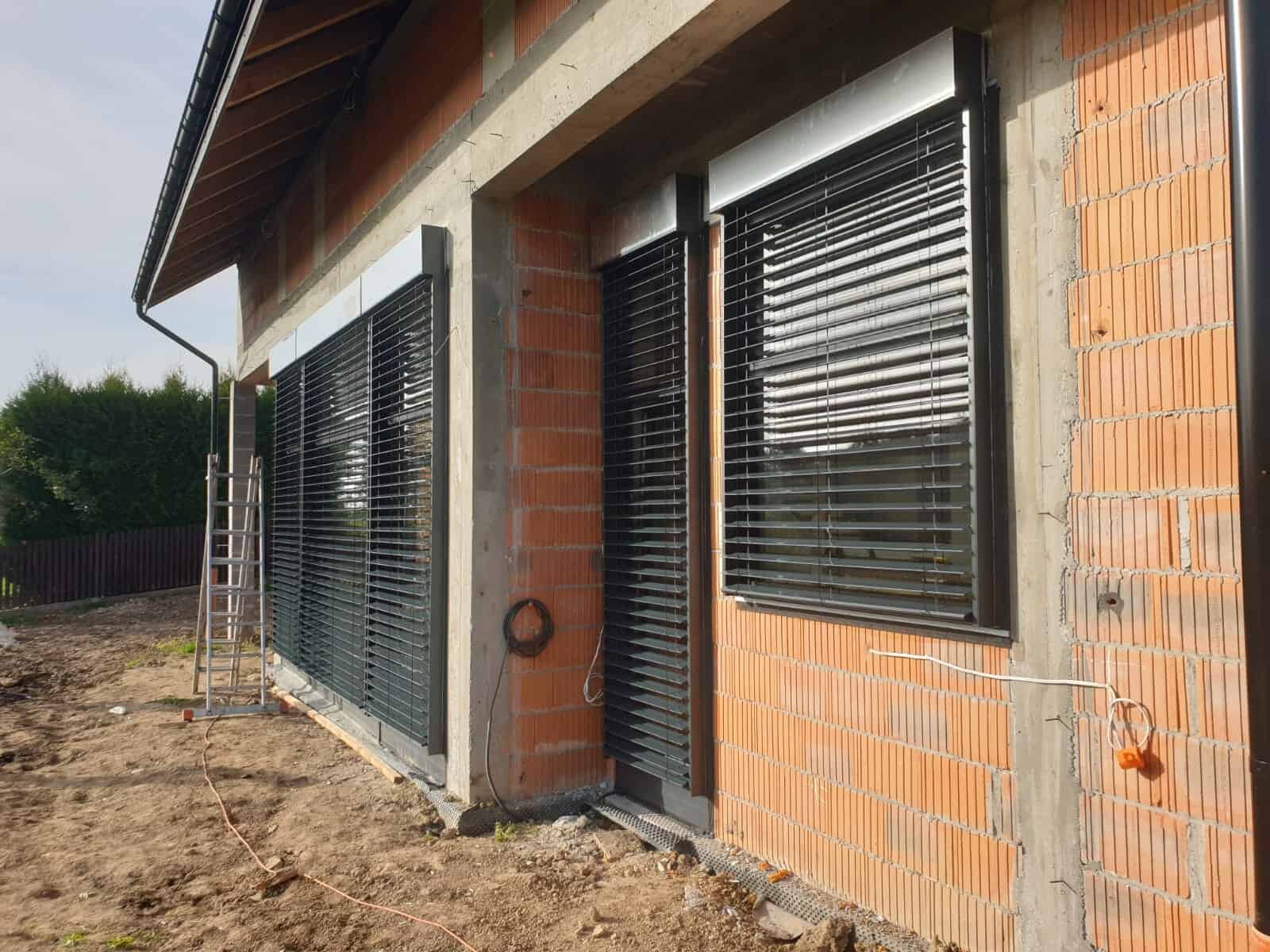 Żaluzje fasadowe C80 antracyt