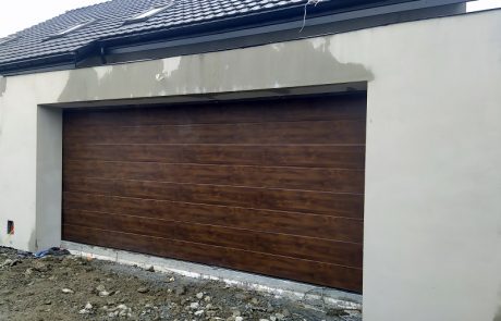Brama ISO70, ciemny dąb.