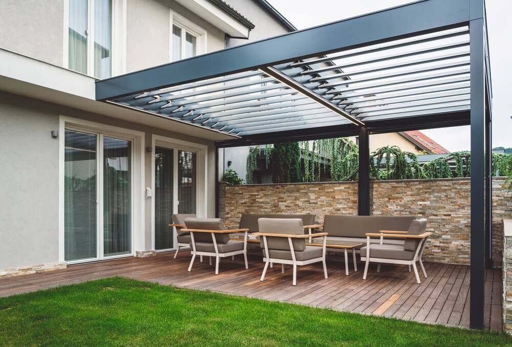 nowoczesna pergola