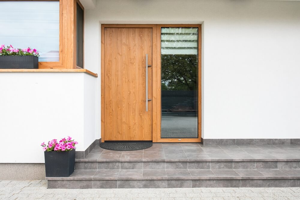 drewnianie drzwi zewnętrzne